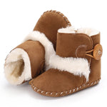 Brown Cute Comfortable Baby Warm Shoes SH7149B