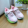 Pink with Laces & Lighting Sole Jogger Shoes SH7050A