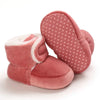 Baby's First Winter Boots - Plush Soft Sole, Breathable Fabric, Ankle-High with Closure Warm Shoes SH7131D