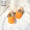 RABEISIR Baby Toddler Walking Shoes, Preppy Casual Fashion Slip-Ons, Solid Color & Geometric Pattern, Non-Slip, with Fabric Upper & EVA Insole BTS9122F