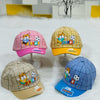 Children's Fashion Yellow Player Cap CP5019D
