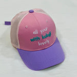 Girl's T. Pink & Purple Baseball Cap CP5050A