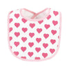 HD 3 Pieces Pink & White Bibs Set BB2016C