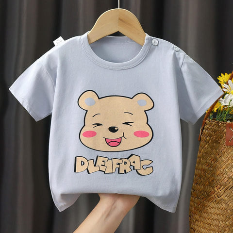 JF Gray Bear T-Shirt TP6073E