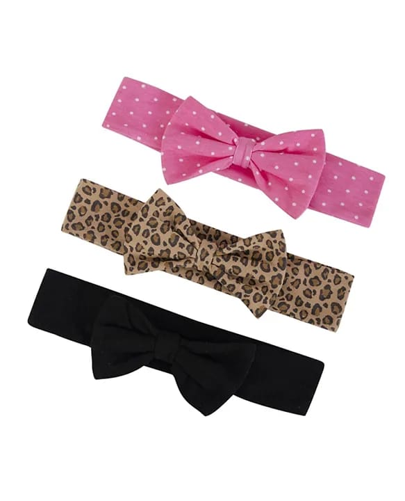 HB Leopard Print Headband & Socks 5pcs Set HA4001A