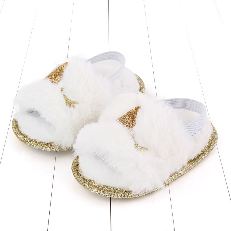 White Fur Slipper SLP8012A