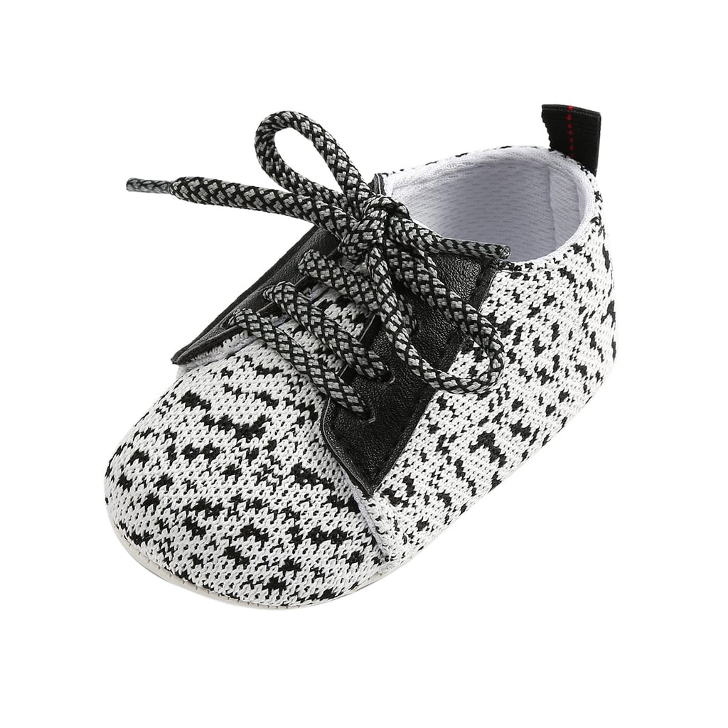 Black & White Casual Infant Baby Shoes SH7139B