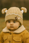 Mushroom Fashion Baby Knitted Warm Winter Wool Cap (6 Months -3 Years) CP5085E