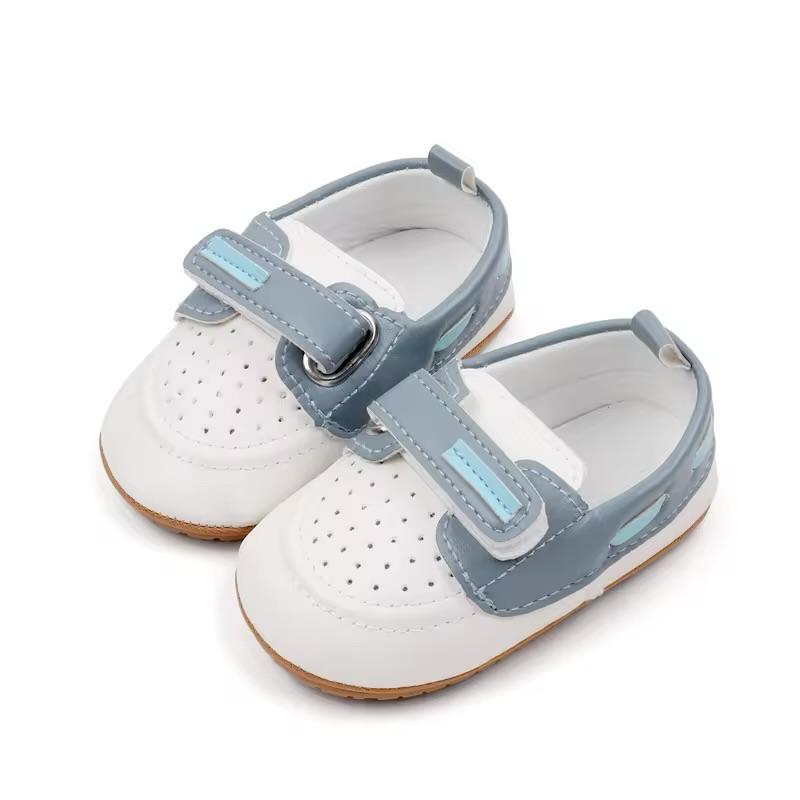 Gray & White High Quality Infant Walking Shoes SH7116A