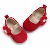 Red Flower Booties BTS9117A