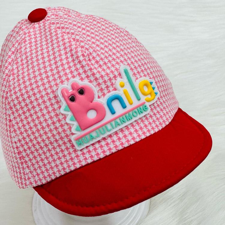 Fashion Baby Red & White Bling Cap CP5024B