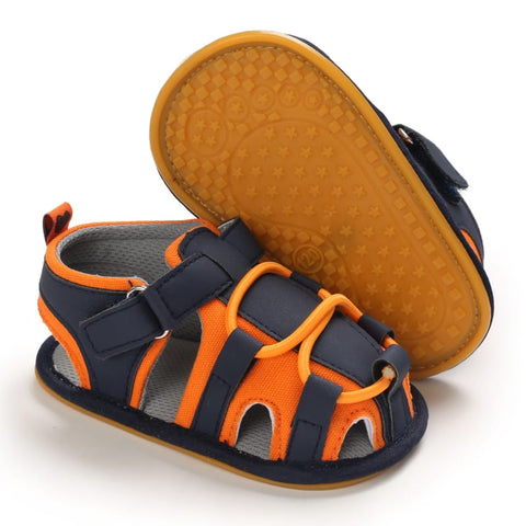 Orange & Blue Sandals SDL7508C