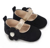 Black Flower Booties BTS9117C