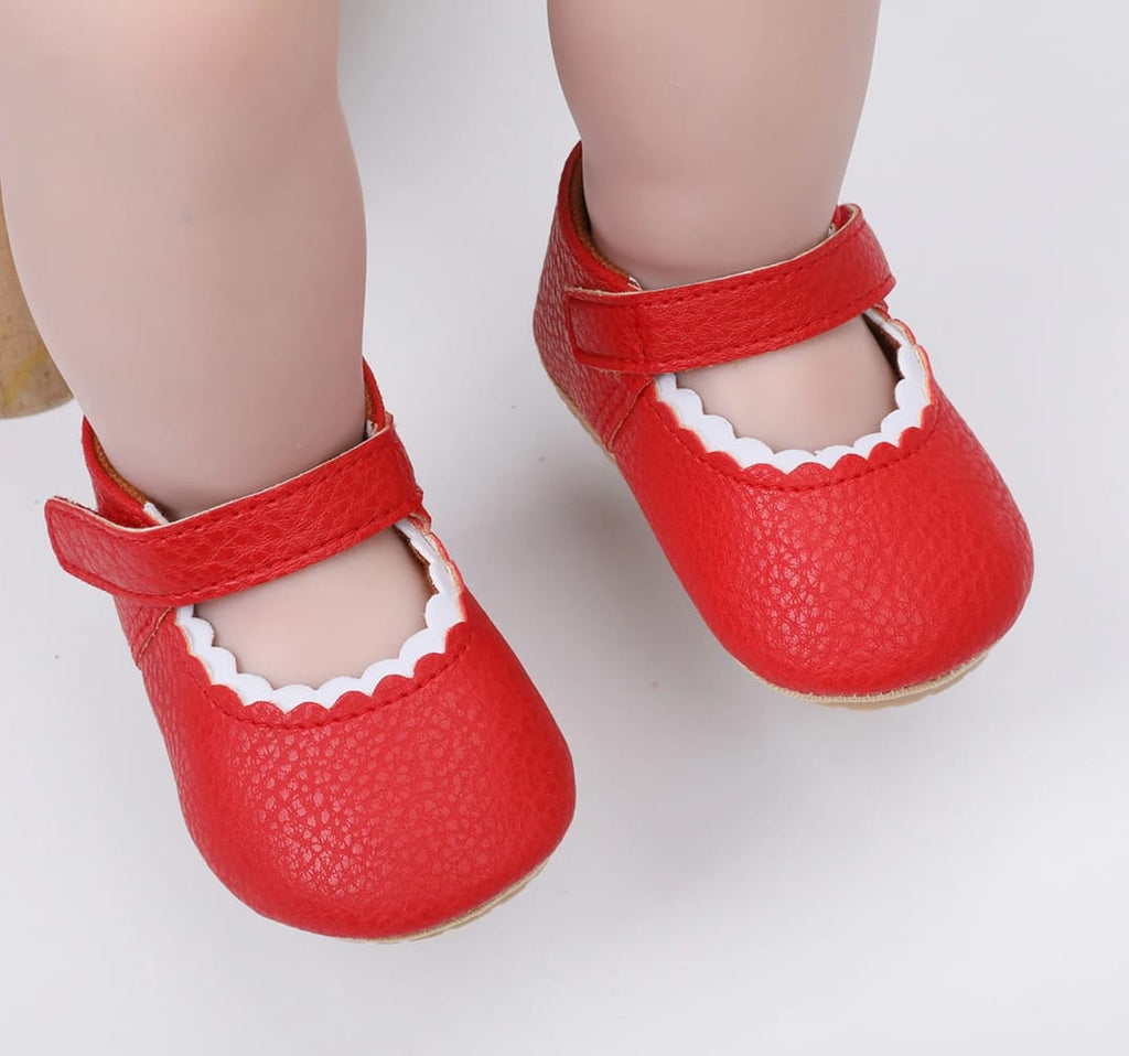 Red Fashionable Baby Girl's Shoes SH7141A