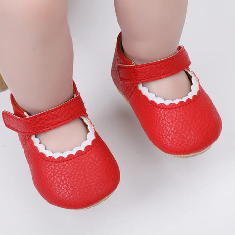 Red Fashionable Baby Girl's Shoes SH7141A