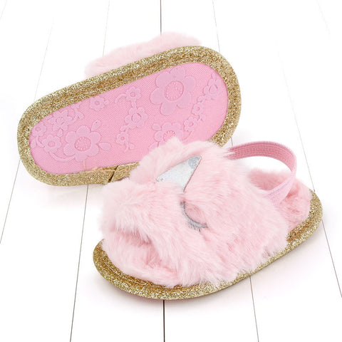 Pink Fur Slipper SLP8012B