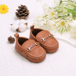 Casual Slip-on Low Top Loafer Brown Booties for Baby Boys BTS9103B