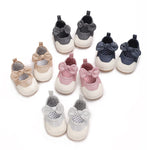 Pink Toddler Baby Girls Bowknot Princess Soft Sole Anti Slip Walking Booties BTS9106B