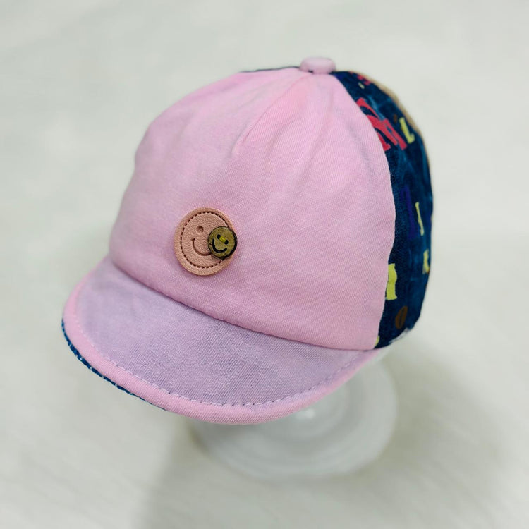 Fashion Baby Pink Happy Face Cap CP5055B