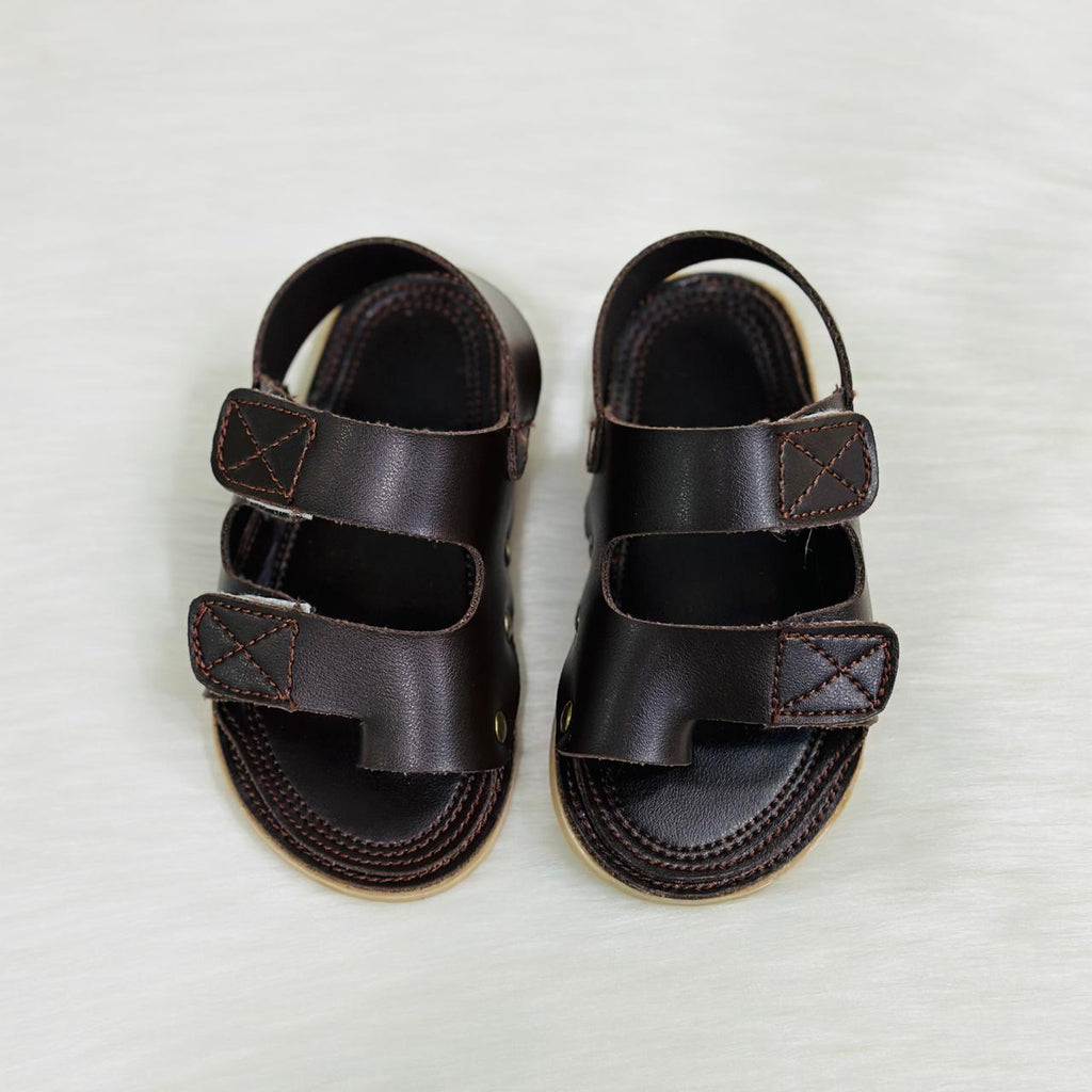 Boys Dark Brown Sandals SDL7524D