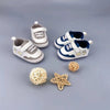 Blue Adorable Cartoon Print Soft Sole Baby Sneakers Booties BTS9120C