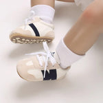 Black & White Ruber Sole Shoes SH7055B