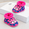 KMR Blue & Pink Cat Warm Winter Shoes SH7001C
