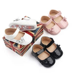 Pink Baby Girls PU Princess Soft Baby First Walker Shoes SH7112B