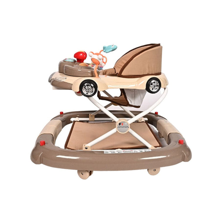 Infantes 3 in 1 Brown Baby Walker & Rocker BCP1023A