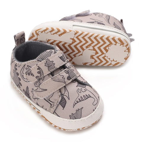 Beige Color Infants and Young Children Soft Sole Anti Slip Walking Booties BTS9105A