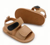 JF Brown Summer Rubber-Sole Sandals for Boys And Girls SDL7584B