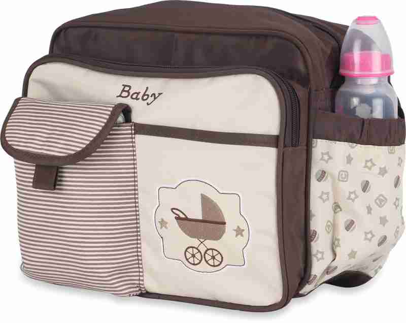 Brown Baby Diaper Bag Maternity Nappy Bag Waterproof Travel Stroller Bag BG5555A