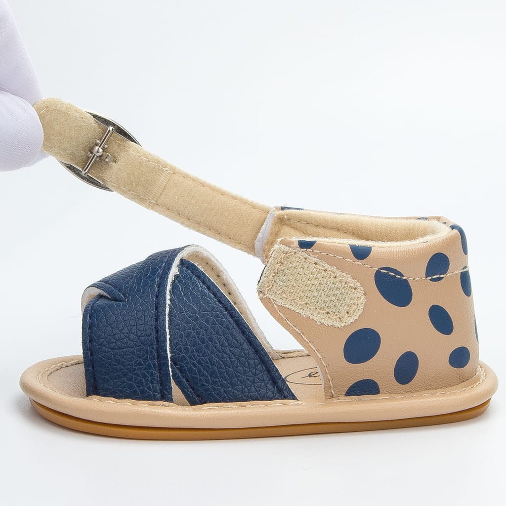 Navy Blue Baby Girls Summer Sandals SDL7536B