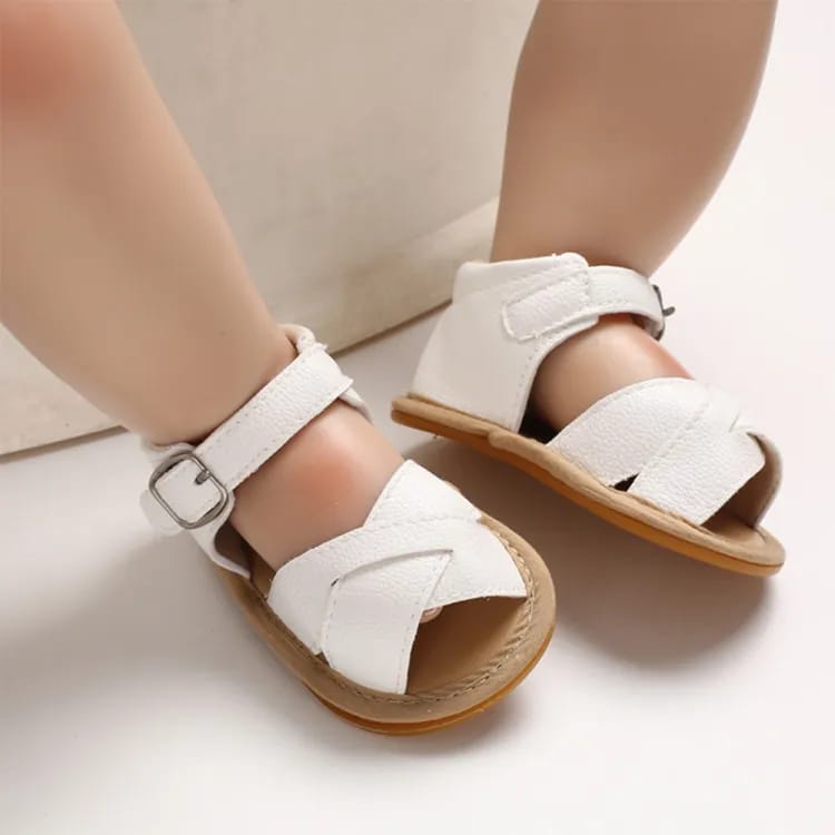 White Baby Girls Summer Sandals SDL7536A