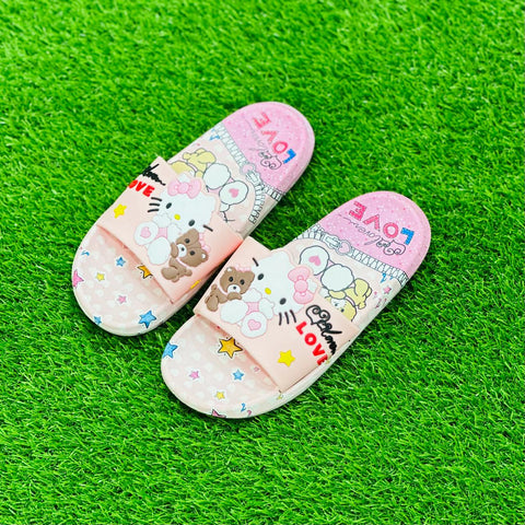 Baby Pink Kittie Love Softy Casual Slipper SLP8008C