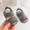 JF Cool Grey Summer Rubber-Sole Sandals for Boy SDL7590C