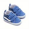 Children's Boys' Canvas Fashion Square Grid High-top Sports Booties BTS9121A