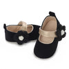 Black Flower Booties BTS9117C