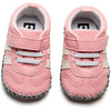 Baby Boys Girls Pu Leather Hard Bottom Walking Sneakers Toddler Rubber Sole First Walkers Infant Cartoon Slippers Crib Shoes SH7166E
