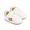 White & Gold Bear Shoes SH7153B