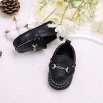 Casual Slip-on Low Top Loafer Black Booties for Baby Boys BTS9103A