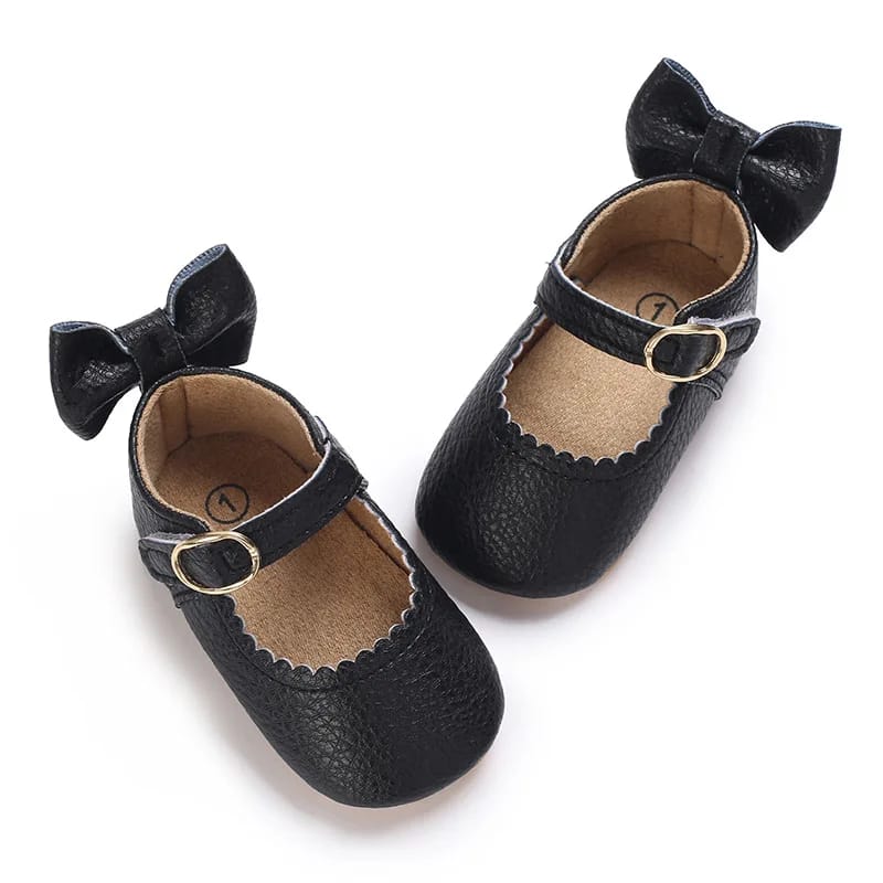 Black Baby Princess Shoes SH7088B