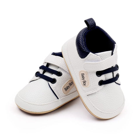 White Baby Boy Shoes SH7065A