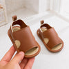 JF Camel Brown / Tan Summer Rubber-Sole Sandals for Boy SDL7589A