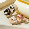 New Fashion Pink Soft Soled Baby Girls Summer Buckle Sandals SDL7580C