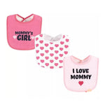 HD 3 Pieces Pink, T Pink & White Bibs Set BB2016B