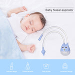 Blue Baby Nasal Aspirator Silicone Nasal Suction Snot Cleaner BCP1047A