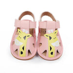 Baby Girls Pink Summer Giraffe Sandals SDL7537B