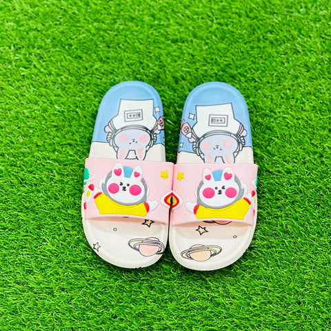 Pink Space Cartoon Softy Casual Slipper SLP8007A