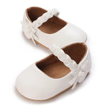 Baby Girls White Classic Bowknot Shoes SH7099B